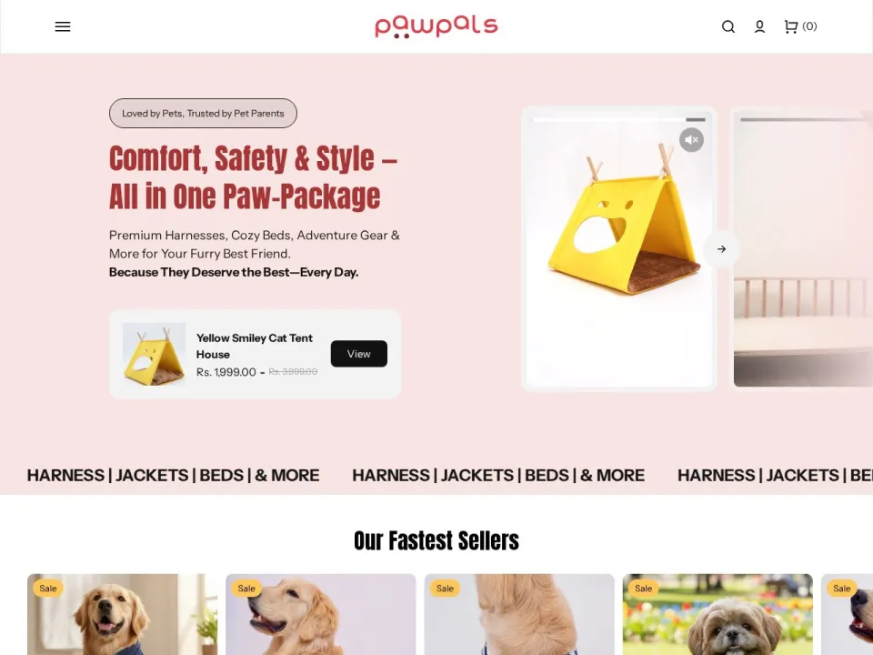 Pawpals homepage