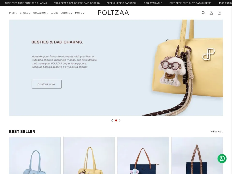 Poltzaa homepage