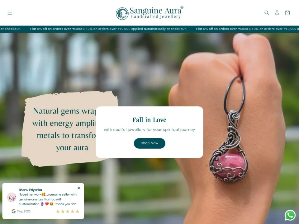 Sanguine Aura homepage