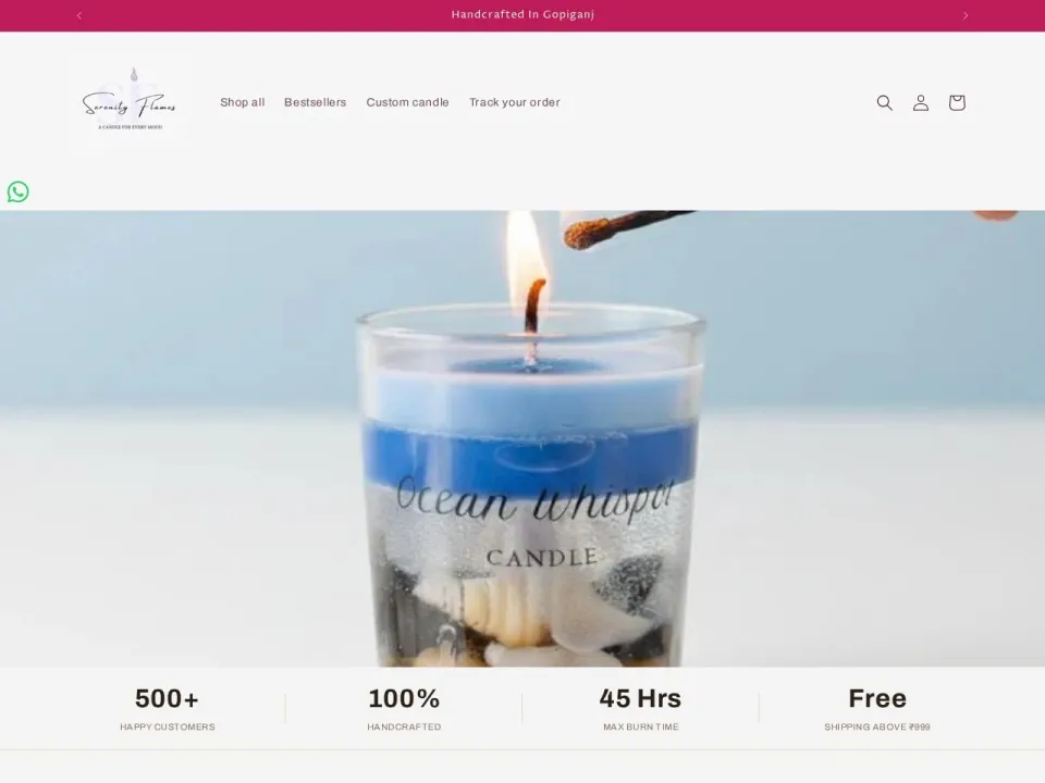 Serenity Flames homepage